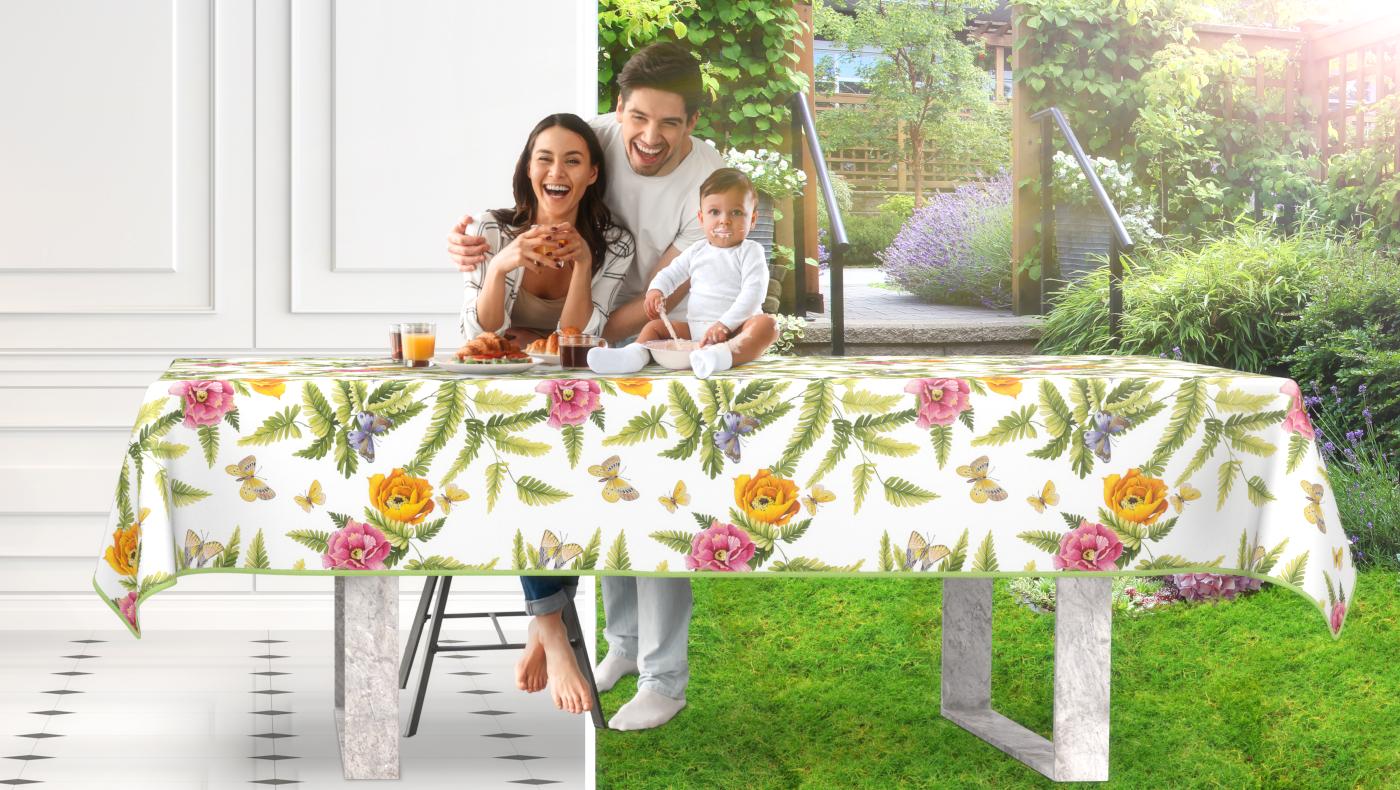 Unsere Wachstuchtischdecke – Perfekt für Haus UND Garten! Gartentischdecken von ANRO
