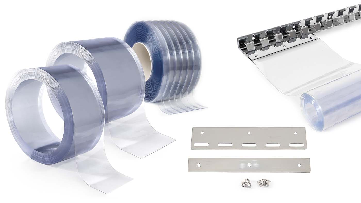 PVC-Streifenvorhänge von ANRO – eine tolle Lösung für Industrie, Handwerk und Landwirtschaft!