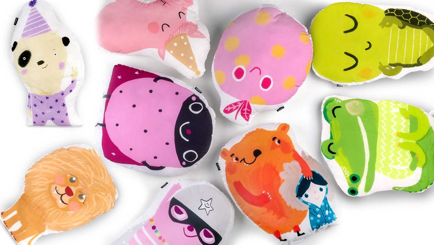 Zum Wegkuscheln! Schenken Sie Ihren Kindern unsere großartigen Kinderkissen zum Schmusen, Schlagen und Spielen!