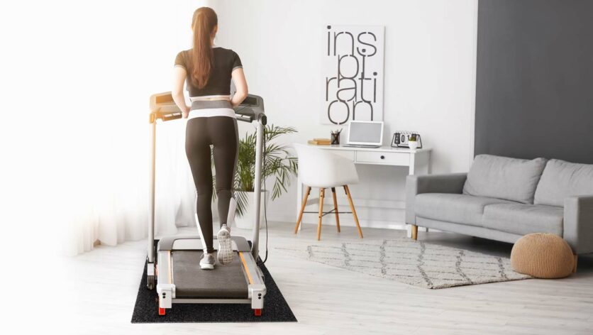 Für Sportliche: Regupol Gummimatten als Unterlage für Fitnessgeräte