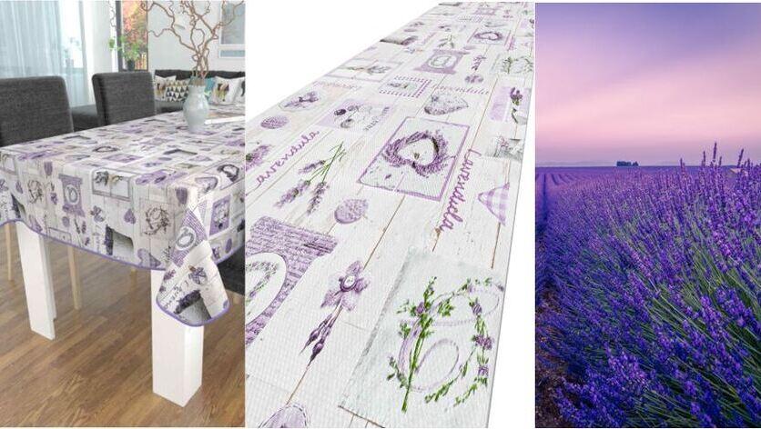 Mix’n’match: Küchenteppich mit Wachstuch Tischdecke im passenden Design