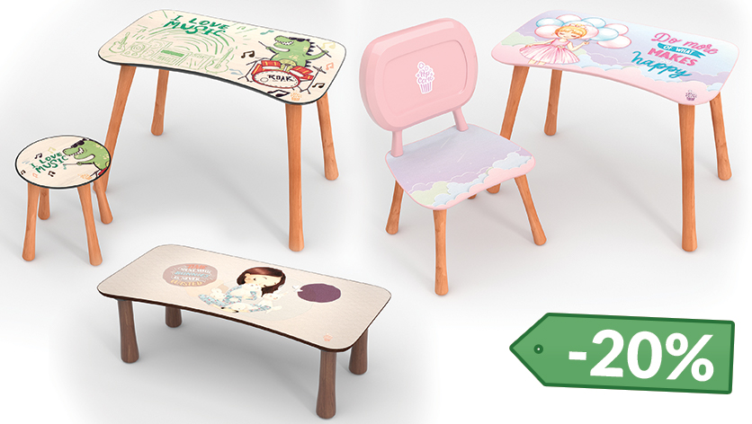 Jetzt reduziert! Kindersitzgruppen und Tritthocker im Angebot