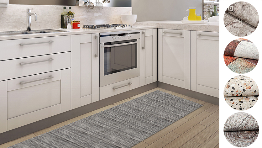 Moderne Küchenläufer in fünf brandneuen Designs