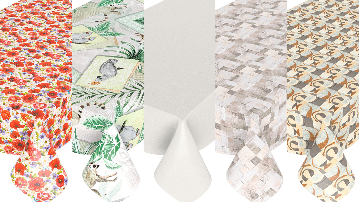 Unsere Highlight Designs der Wachstischdecken 2023