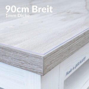 Tischschutzfolie 1mm 90cm Breite Schutzfolie durchsichtig transparent Folie