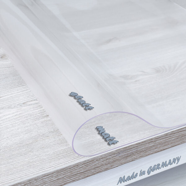 Tischfolie Matt Tischschutzfolie 2mm einseitig mattierte Schutzfolie 100cm Breite