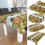Tischdecke Bauernhof Dorf Land abwischbar Wachstuch Wachstuchtischdecke