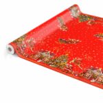 Weihnachtstischdecke abwaschbare Tischdecke Weihnachten Weihnachtsmarkt Rot