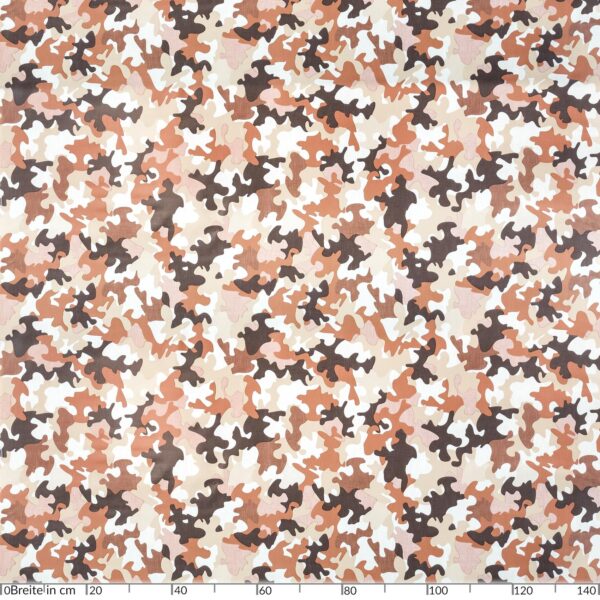Wachstuch Tischdecke abwaschbar Military Camouflage Braun Wachstischdecke Gartentischdecke