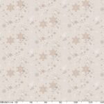 Weihnachtstischdecke Wachstuch Weihnachten Schneeflocken Beige abwischbar Wachstuchtischdecke