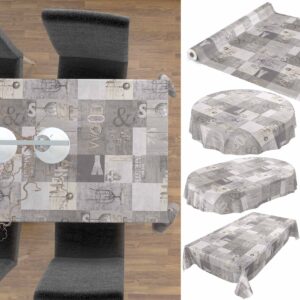 Wachstuchtischdecke Wachstischdecke Industry Wood Look Wachstuch abwaschbar