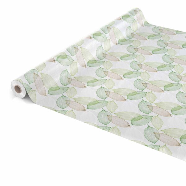 abwaschbare Tischdecke Laub Blätter Grün Wachstuch Wachstuchtischdecke