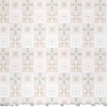 Tischdecke Vintage Fliesenoptik Grau Silber abwaschbar Wachstuch Wachstuchtischdecke
