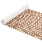 Weichschaummatte Badematte Badteppich Flechtwerk Beige Breite 65cm Meterware