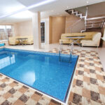 Weichschaummatte Badematte Badvorleger Schaummatte Maritim Cappuccino Breite 65cm