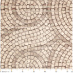 Badematte Weichschaummatte Badvorleger Schaummatte Mosaiksteine Beige Breite 65cm
