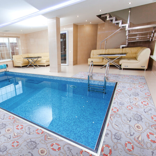 Badematte Kompas Port Seefahrt Blau Breite 65cm Weichschaummatte Badvorleger