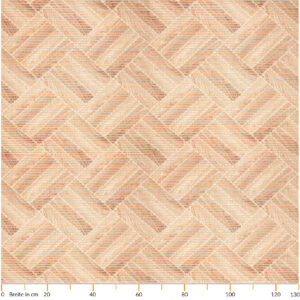 Badematte Weichschaummatte Parkett Holz Dunkelbeige Breite 130cm Badvorleger Meterware