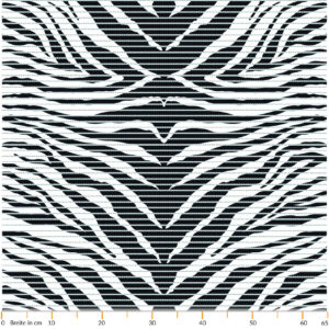 Weichschaummatte Badematte Schaummatte Bad Zebra Muster Breite 65cm Meterware