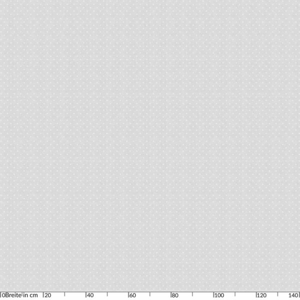 Tischdecke Uni Leinenoptik Grau mit Punkte kleine Dots Tupfen abwaschbar Wachstuch Wachstuchtischdecke