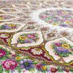 Tischdecke Blumenstrauß Bunt – Frühlingsfarben 136 x 136 cm
