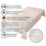 Tischdecke Pixel Braun Karo Streifen Tischdecke abwischbar Wachstuch Wachstuchtischdecke