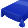 Wachstuch Wachstuchtischdecke abwaschbare Tischdecke Uni Dunkelblau Einfarbig Glanz