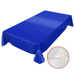 Wachstuch Wachstuchtischdecke abwaschbare Tischdecke Uni Dunkelblau Einfarbig Glanz