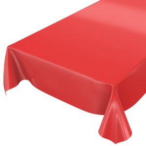 Wachstuchtischdecke Tischdecke abwaschbar Uni Rot Einfarbig Glanz Wachstuch Tischdecke Gartentischdecke
