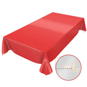 Wachstuchtischdecke Tischdecke abwaschbar Uni Rot Einfarbig Glanz Wachstuch Tischdecke Gartentischdecke