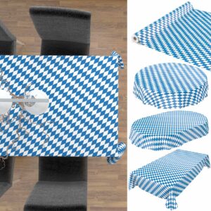 Wachstuchtischdecke abwaschbare Wachstuchstschdecke Bayerische Raute Oktoberfest
