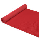 Weichschaummatte Badematte Rot Uni Einfarbig Breite 65cm Meterware Badvorleger