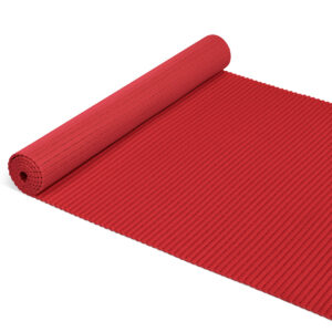 Weichschaummatte Badematte Rot Uni Einfarbig Breite 65cm Meterware Badvorleger