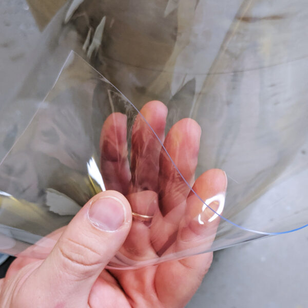 Transparent Tischdecke Tischschutzfolie Glasklarfolie PVC 0,5 mm Stark Meterware