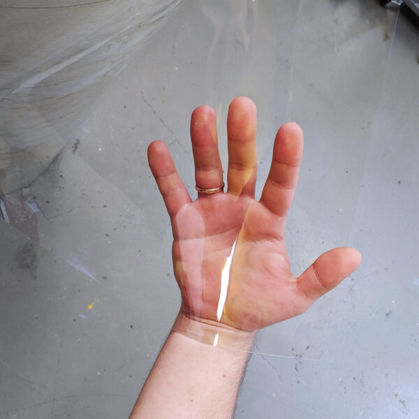 Transparent Tischdecke Tischschutzfolie Glasklarfolie PVC 0,5 mm Stark Meterware