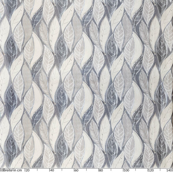 abwaschbare Tischdecke Laub Grau Modern Wachstuch Wachstuchtischdecke