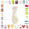 ANRO Anti-Stress Kinder-Kissen zum Schmusen Schlafen und Spielen Giraffe