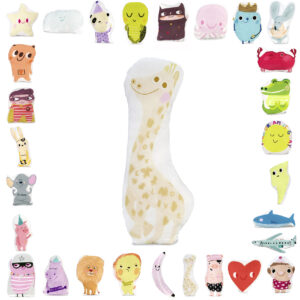 ANRO Anti-Stress Kinder-Kissen zum Schmusen Schlafen und Spielen Giraffe