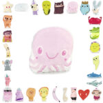 ANRO Anti-Stress Kinder-Kissen zum Schmusen Schlafen und Spielen Oktopus