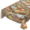 Tischdecke Jagt Wild Jäger Motiv Holz Fotoprint abwaschbar Wachstuch Wachstuchtischdecke