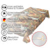 Tischdecke Jagt Wild Jäger Motiv Holz Fotoprint abwaschbar Wachstuch Wachstuchtischdecke