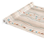 Tischdecke Seestern Fischnetz Sand Strand Beige abwischbar Wachstuch Wachstuchtischdecke