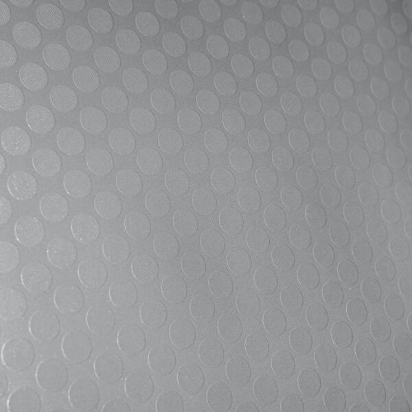 Tischdecke Punkte Relief Textiloptik Silber abwischbar Wachstuch Wachstuchtischdecke