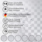 Durchsichtige Tischdecke Karo Groß 0,2 mm Halb-Transparent Glasklar, transparent