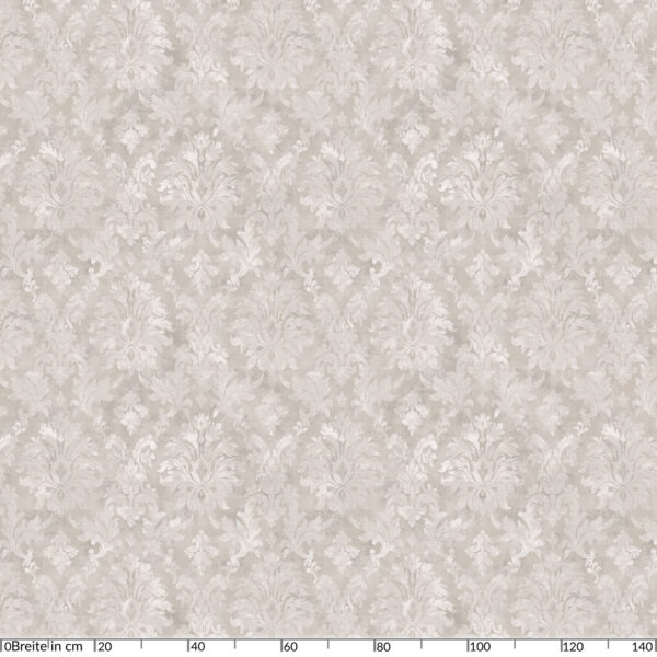 Tischdecke Barock Rankenmuster Beige abwaschbar Wachstuch Wachstuchtischdecke