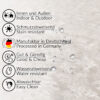 Tischdecke Barock Rankenmuster Beige abwaschbar Wachstuch Wachstuchtischdecke
