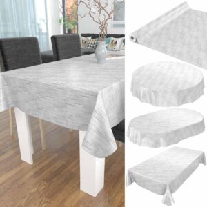 abwaschbare Tischdecke Urban Noise Modern Hellgrau Wachstuch Wachstuchtischdecke