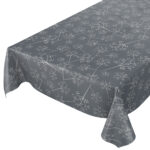 Wachstuch Tischdecke abwaschbar Wachstischdecke Outdoor Tischdecke Gartentischdecke Pusteblume Edel Anthrazit