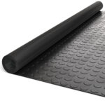 Gummi Gummimatte SBR Schutzmatte Bodenbelag Noppen Muster Schwarz 3mm Stark 100 cm Breite Gummiläufer