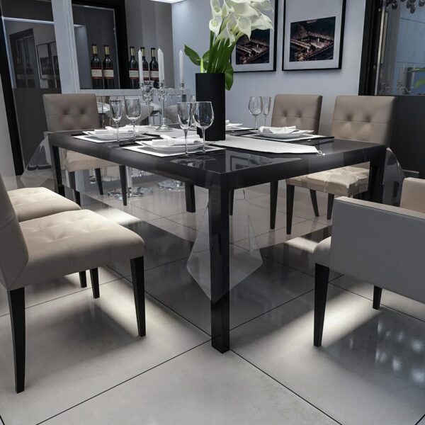 Durchsichtige Tischdecke transparent Tischfolie Tischschutzfolie Schutzfolie 140cm Breite